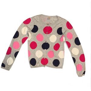 Gymboree Polka Dot Button Cardigan Girls